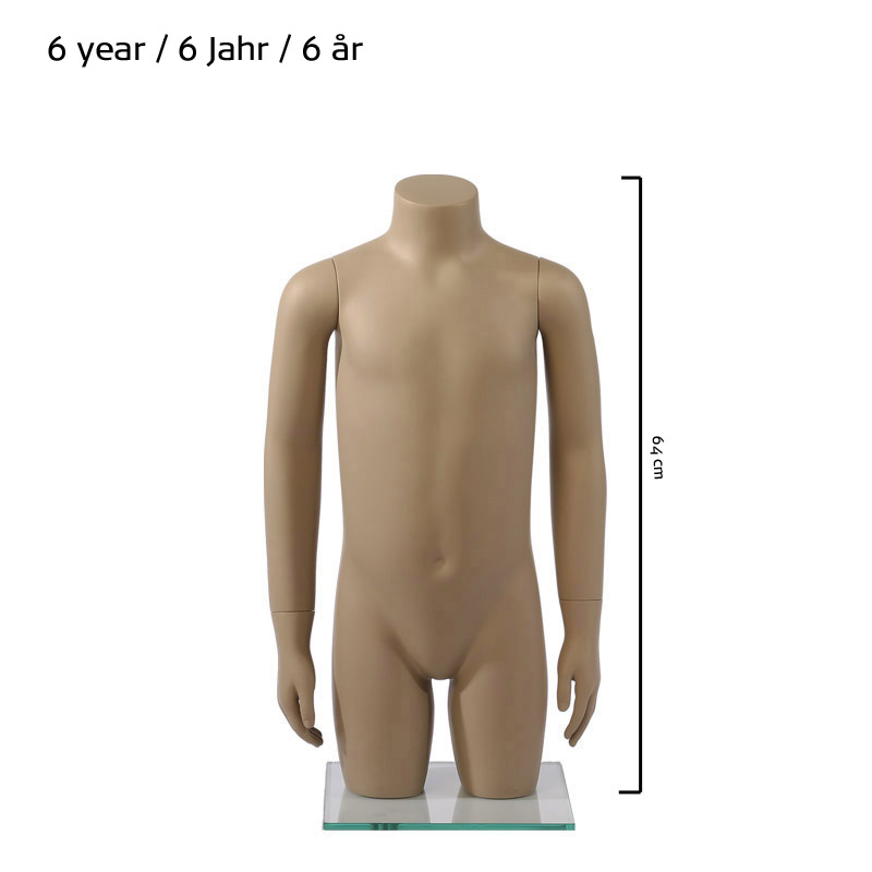 TORSO MED ARME - BARN – 6 år - HINDSGAUL 